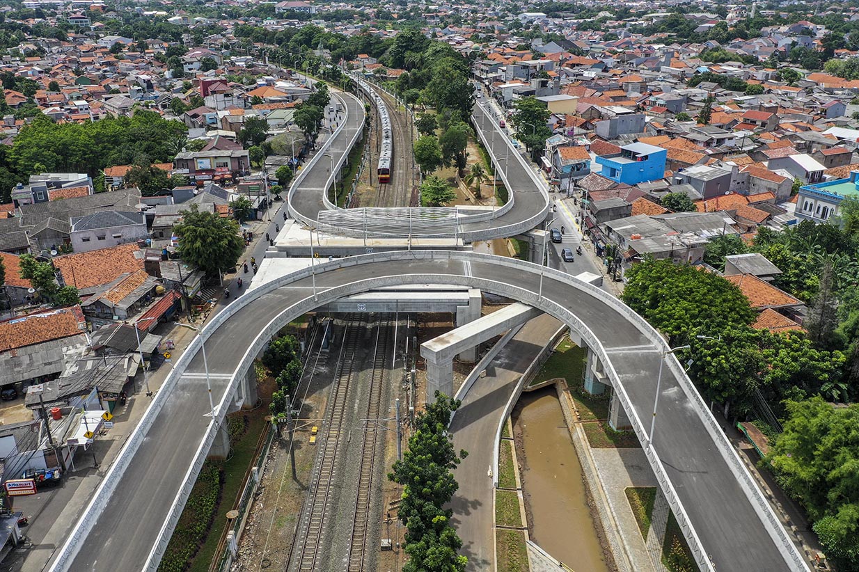 Tahap Akhir Pembangunan Jalan Layang Tapal Kuda