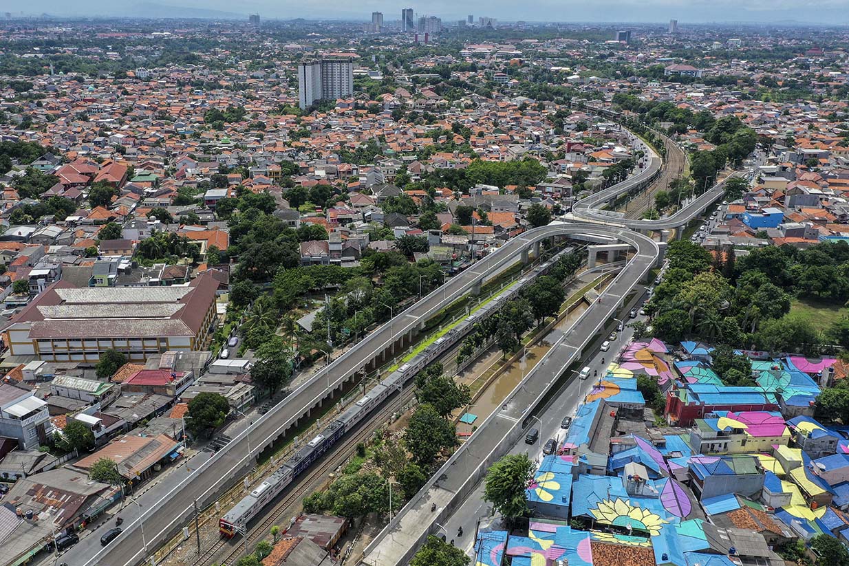 Tahap Akhir Pembangunan Jalan Layang Tapal Kuda