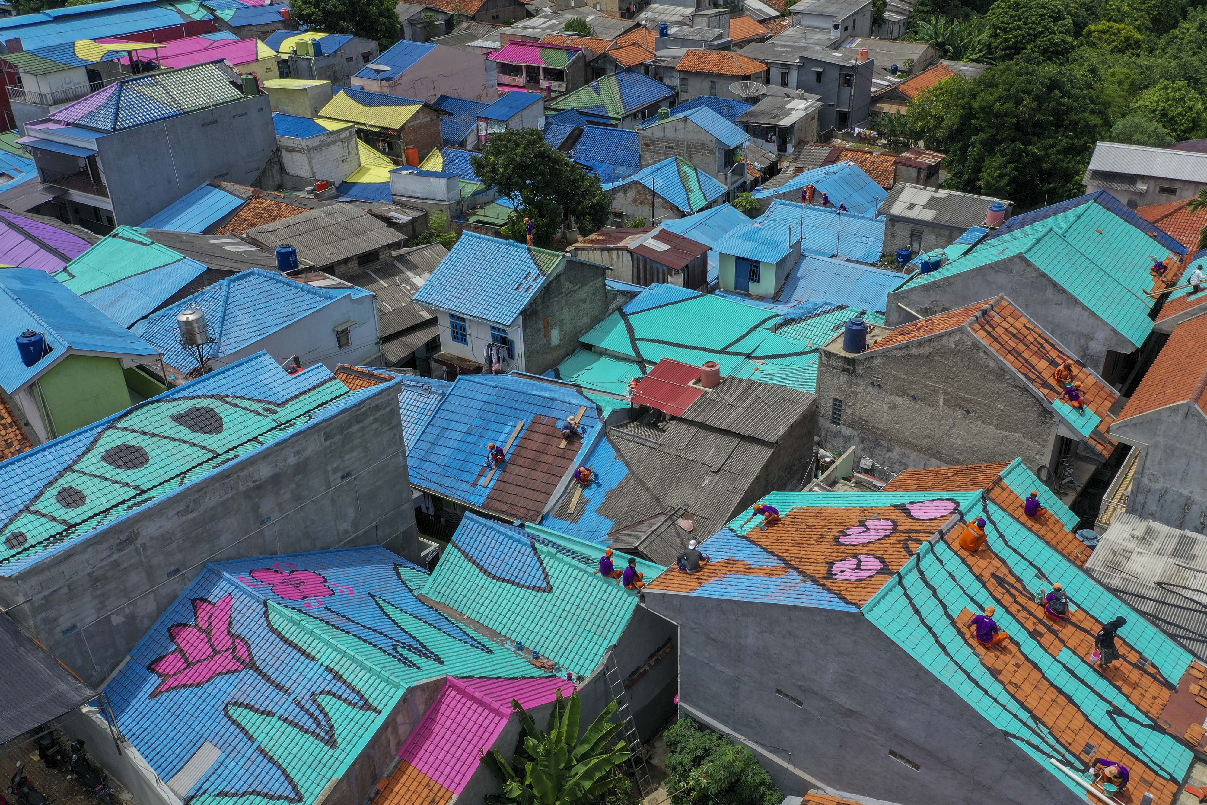 Pengecatan Atap Rumah di Lenteng Agung