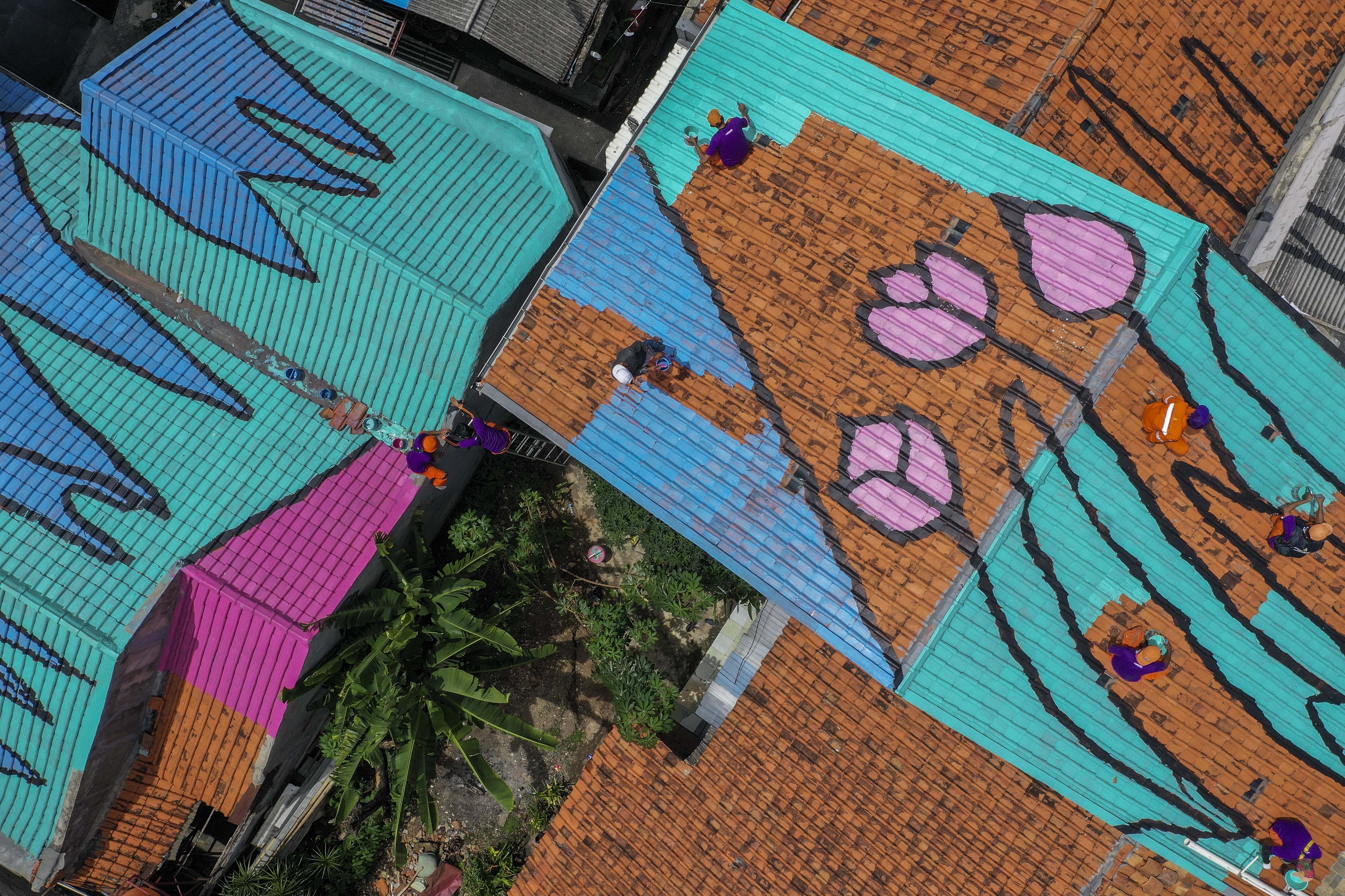 Pengecatan Atap Rumah di Lenteng Agung