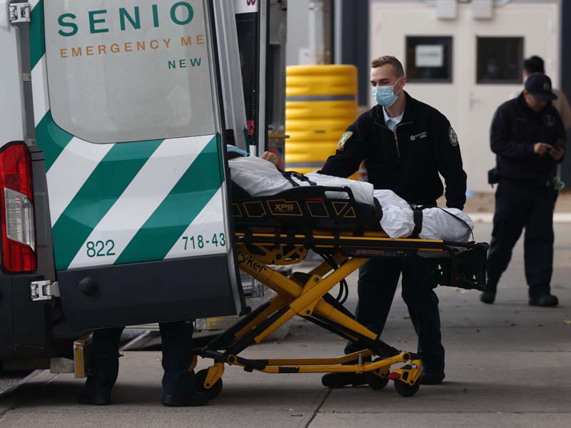 Lonjakan Kasus Covid-19 di New York