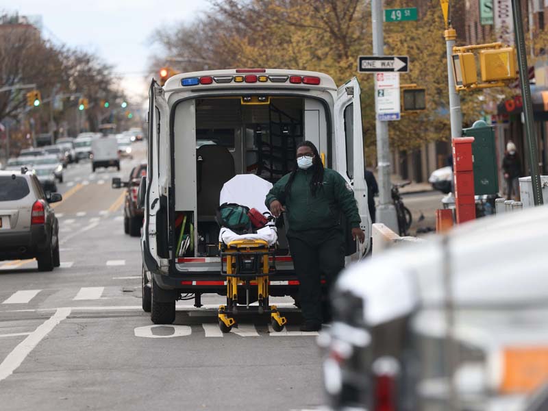 Lonjakan Kasus Covid-19 di New York