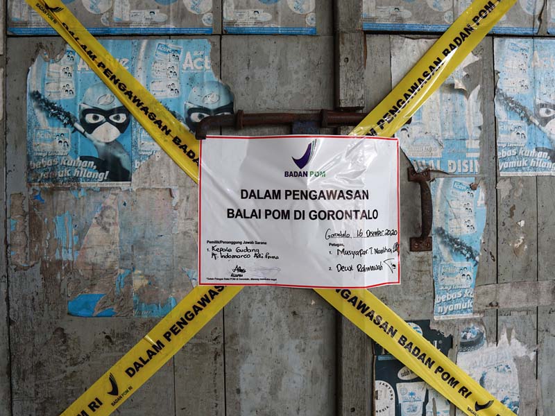 BPOM Segel Gudang Distribusi Pangan