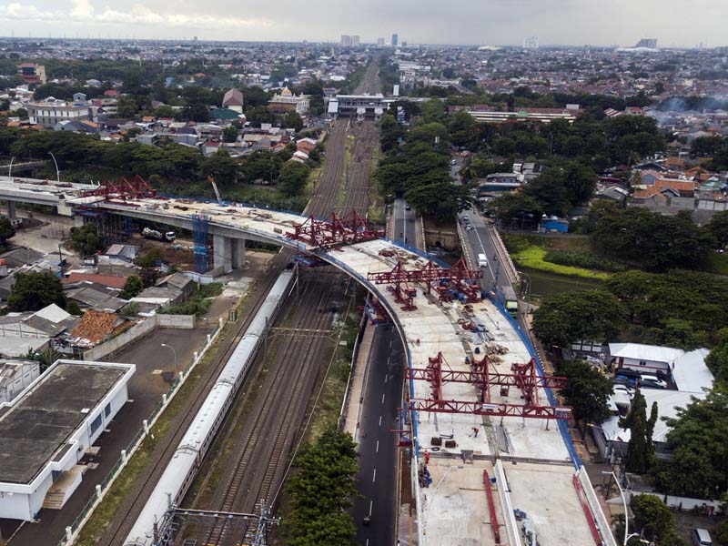 Progres Pembangunan Flyover Cakung