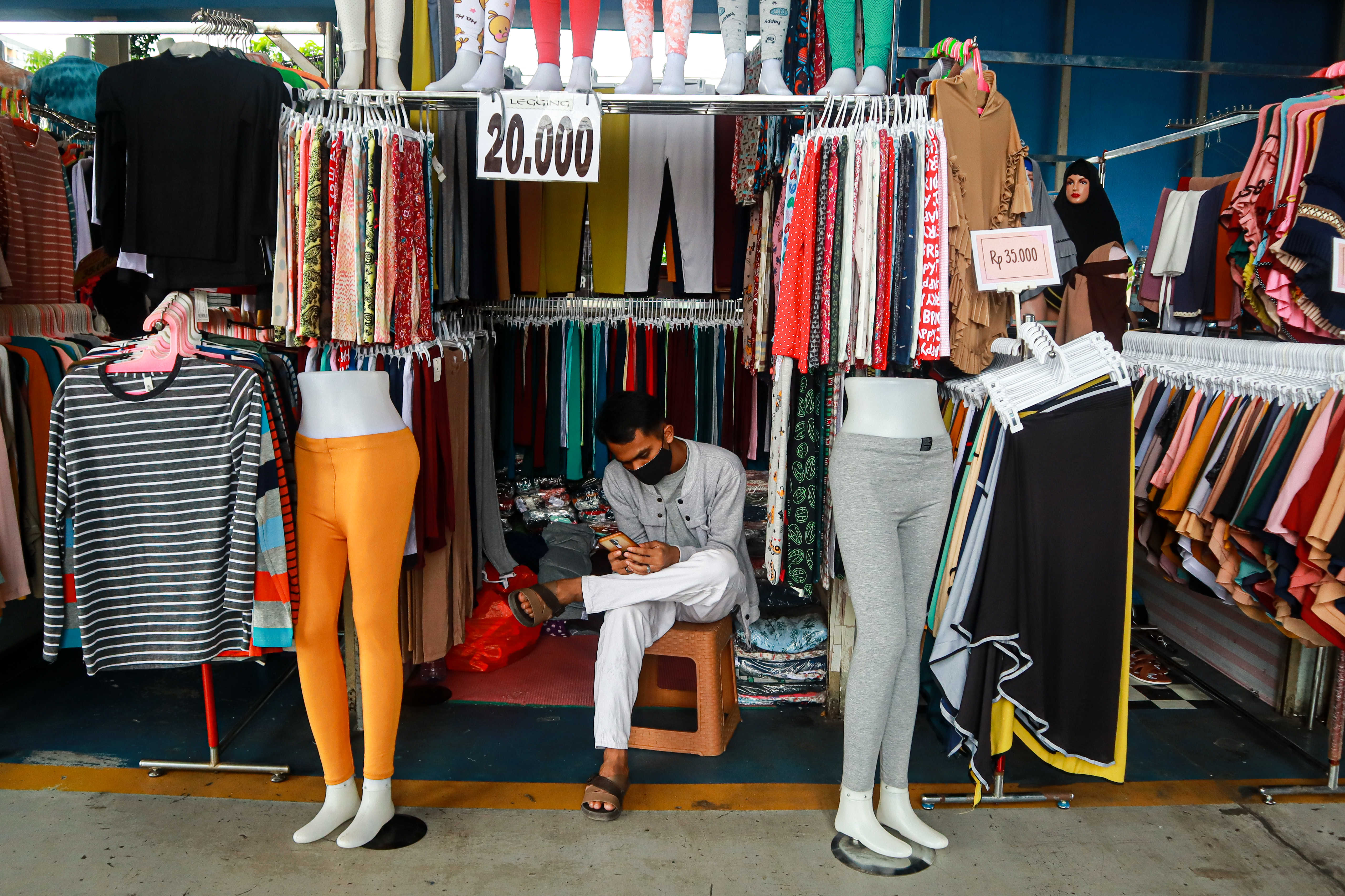 Libur Natal dan Tahun Baru Tanah Abang Sepi