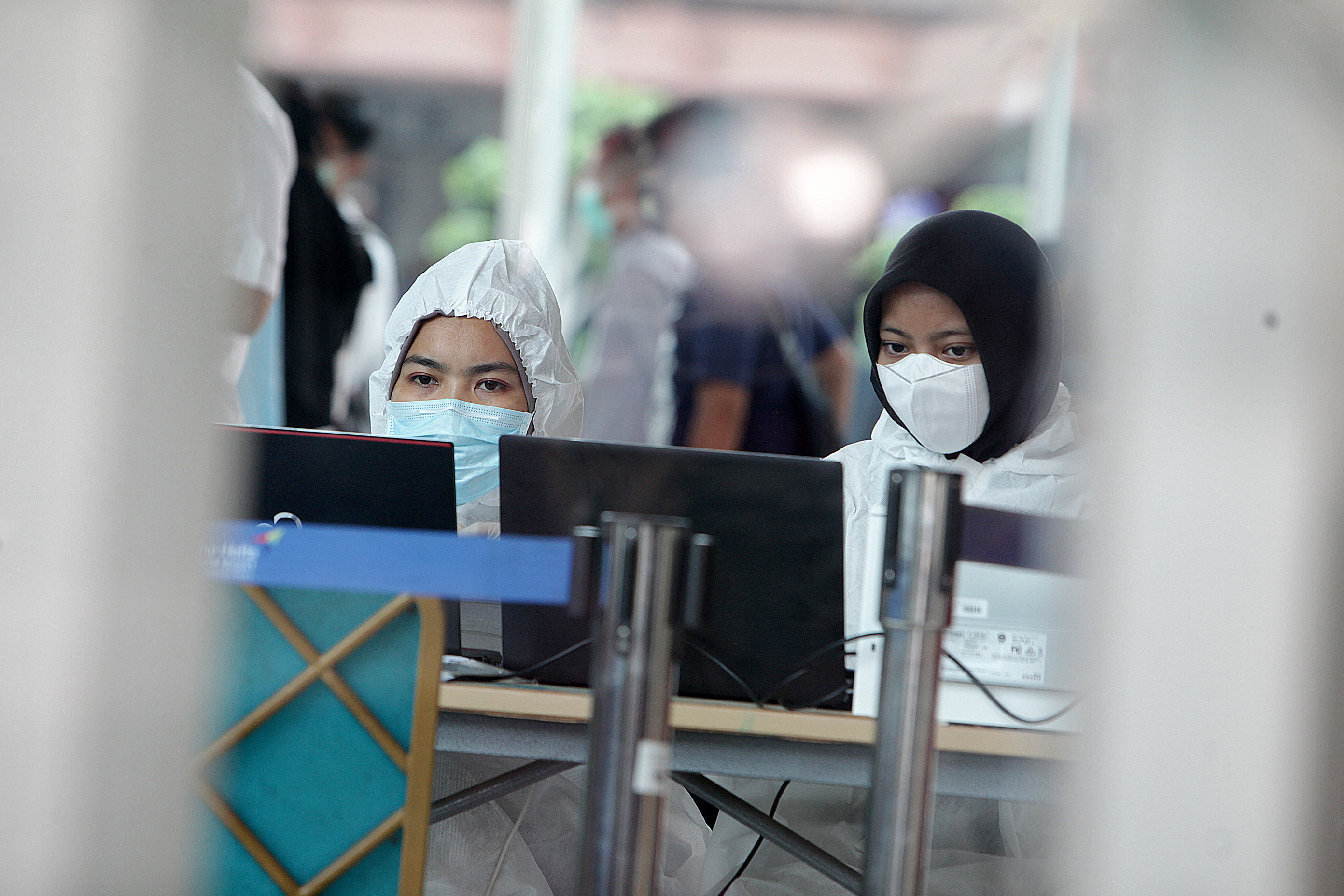 Antre Tes Antigen di Bandara Soekarno-Hatta