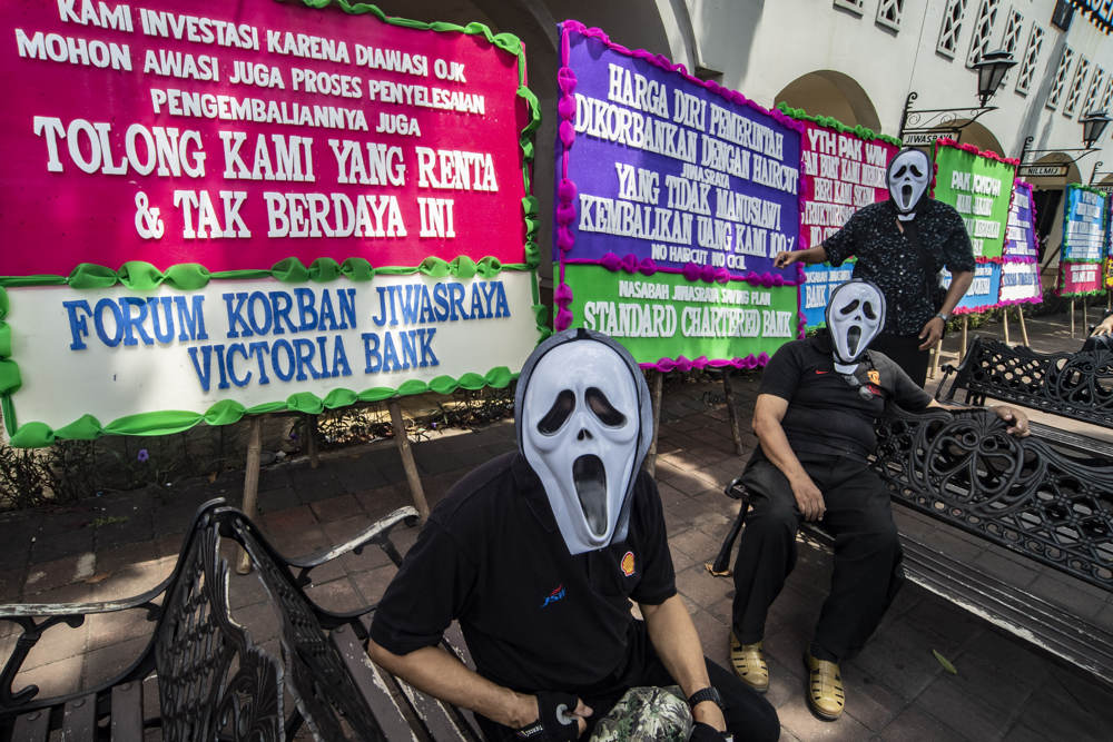 Aksi Forum Jiwasraya Memohon Keadilan 