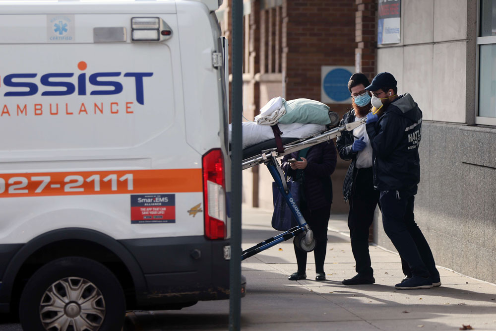 Lonjakan Pasien Baru Covid-19 di Amerika