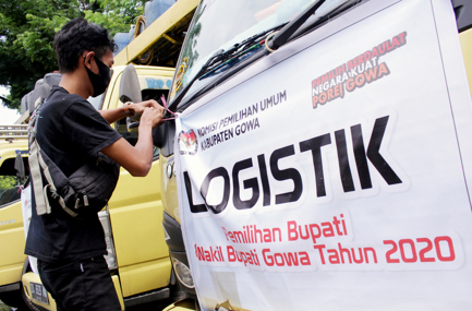 Distribusi Logistik Pilkada Serentak Gowa 2020
