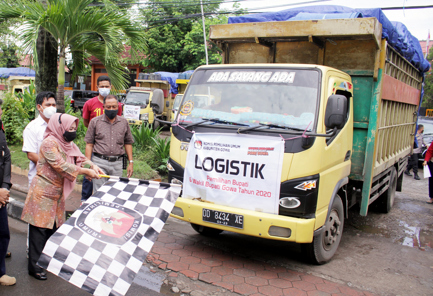 Distribusi Logistik Pilkada Serentak Gowa 2020