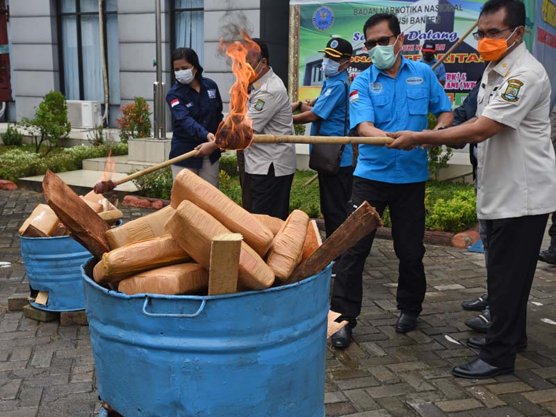 BNN Provinsi Banten Tangkap Sindikat Narkoba