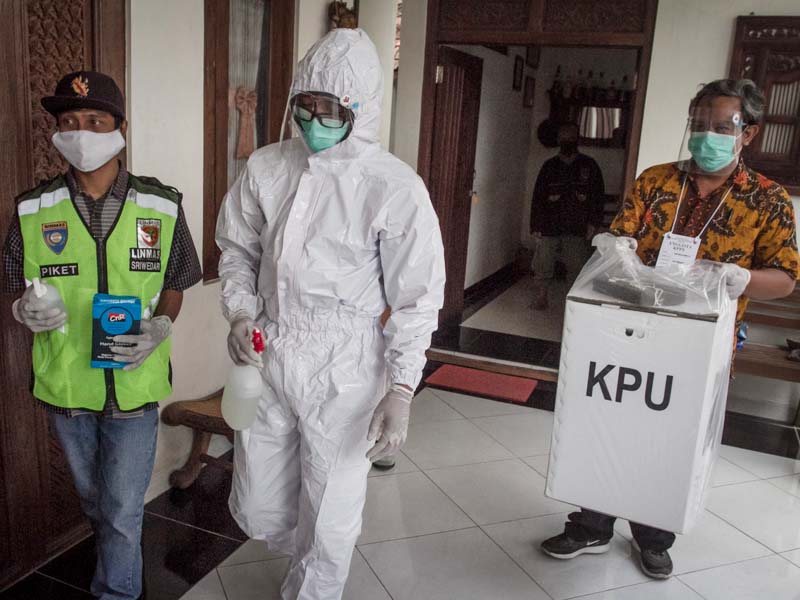 Simulasi Protokol Kesehatan Pelaksanaan Pilkada
