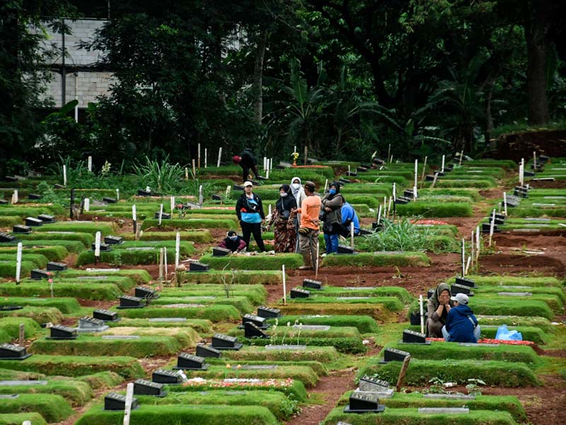Makam Korban Covid-19 Pondok Rangon Penuh