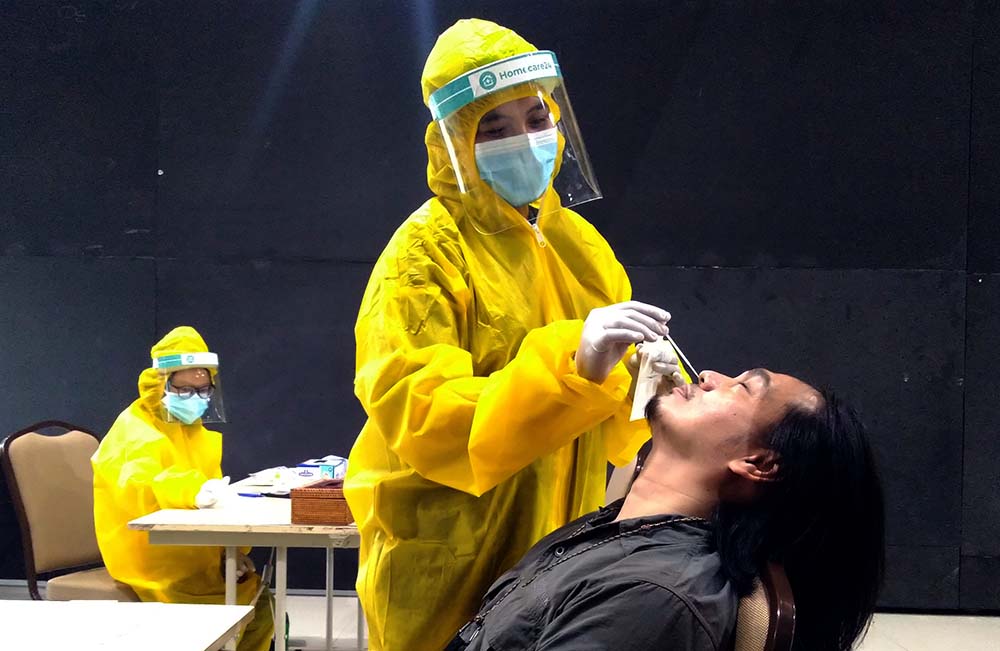 Tes Usap Jurnalis di Gedung KPK