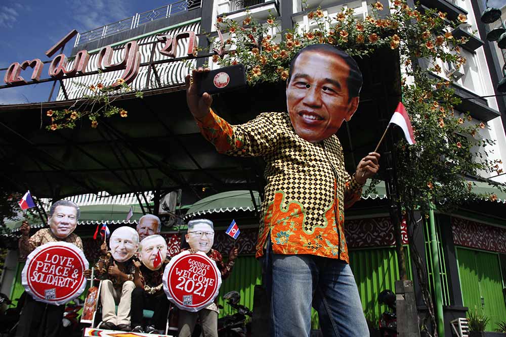 Aksi Simpatik Sambut Tahun Baru