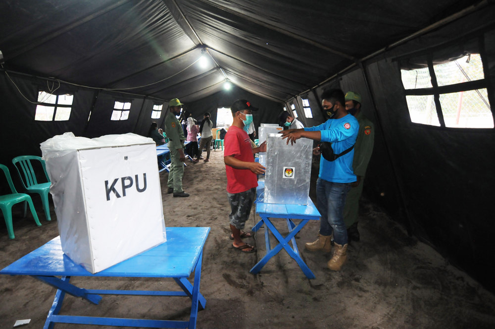 TPS di Tempat Pengungsian Merapi 