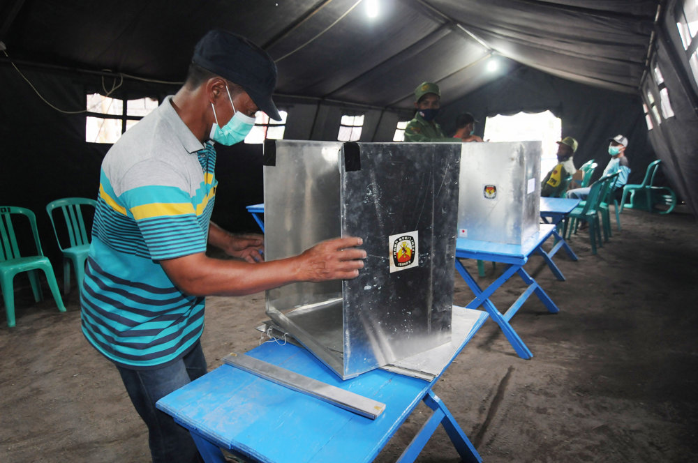 TPS di Tempat Pengungsian Merapi 