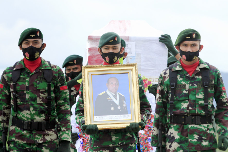 Wakasad Dimakamkan di TMP Kusuma Trikora Jayapura 