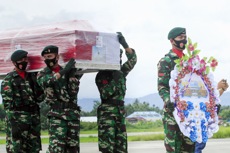 Wakasad Dimakamkan di TMP Kusuma Trikora Jayapura 