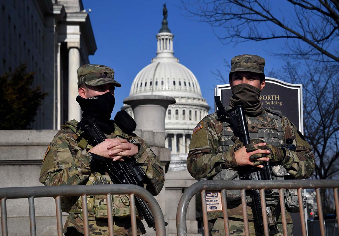 Dua Puluh Ribu Garda Nasional Dikerahkan Amankan Pelantikan Biden