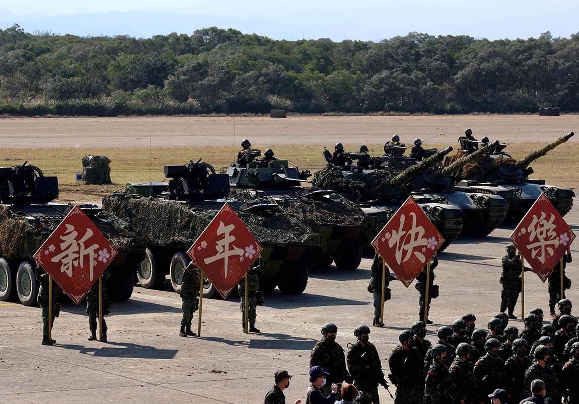 Antisipasi Serangan Tiongkok, Taiwan Gelar Latihan Militer