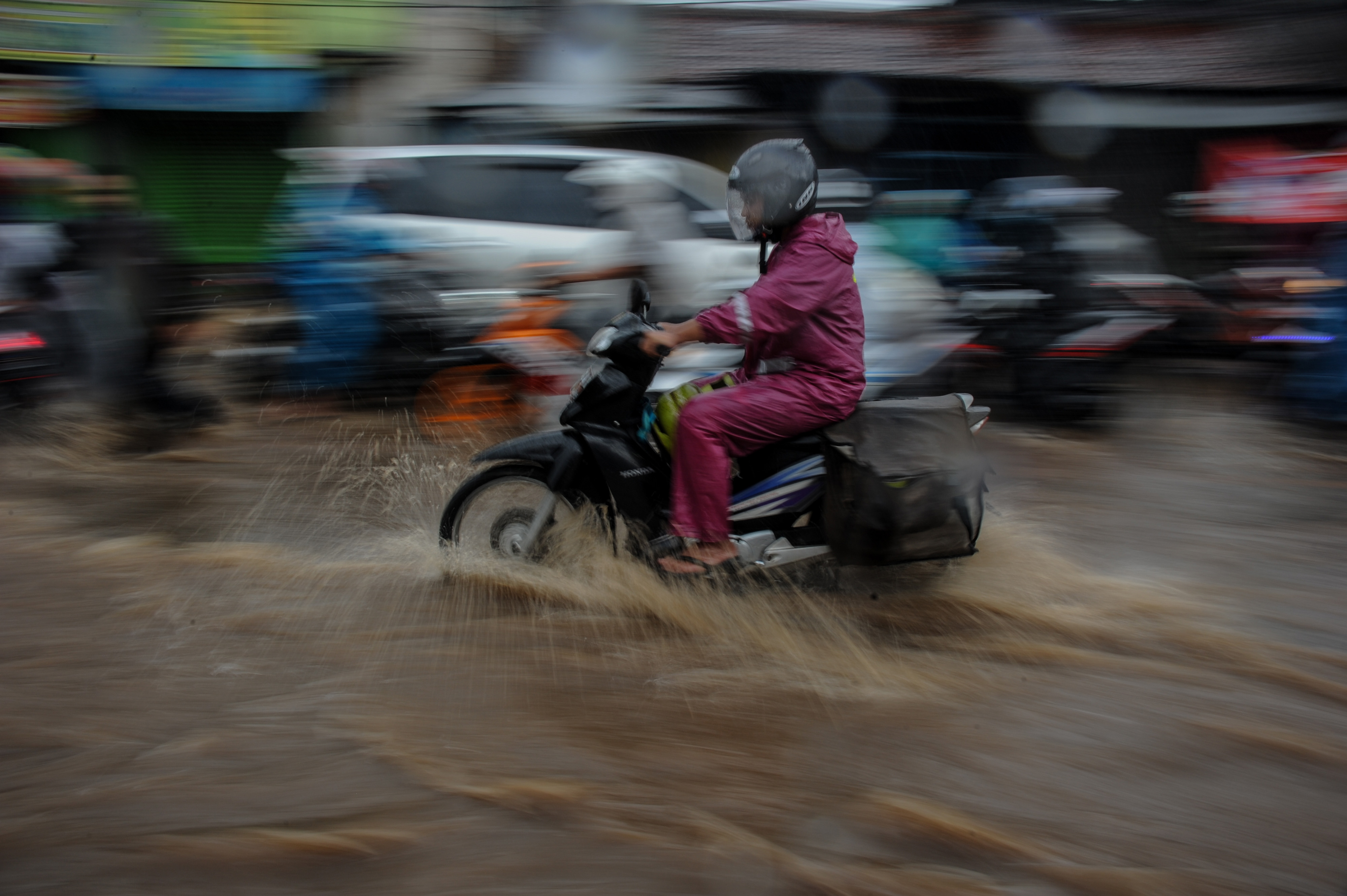 Genangan Air Akibat Drainase Buruk