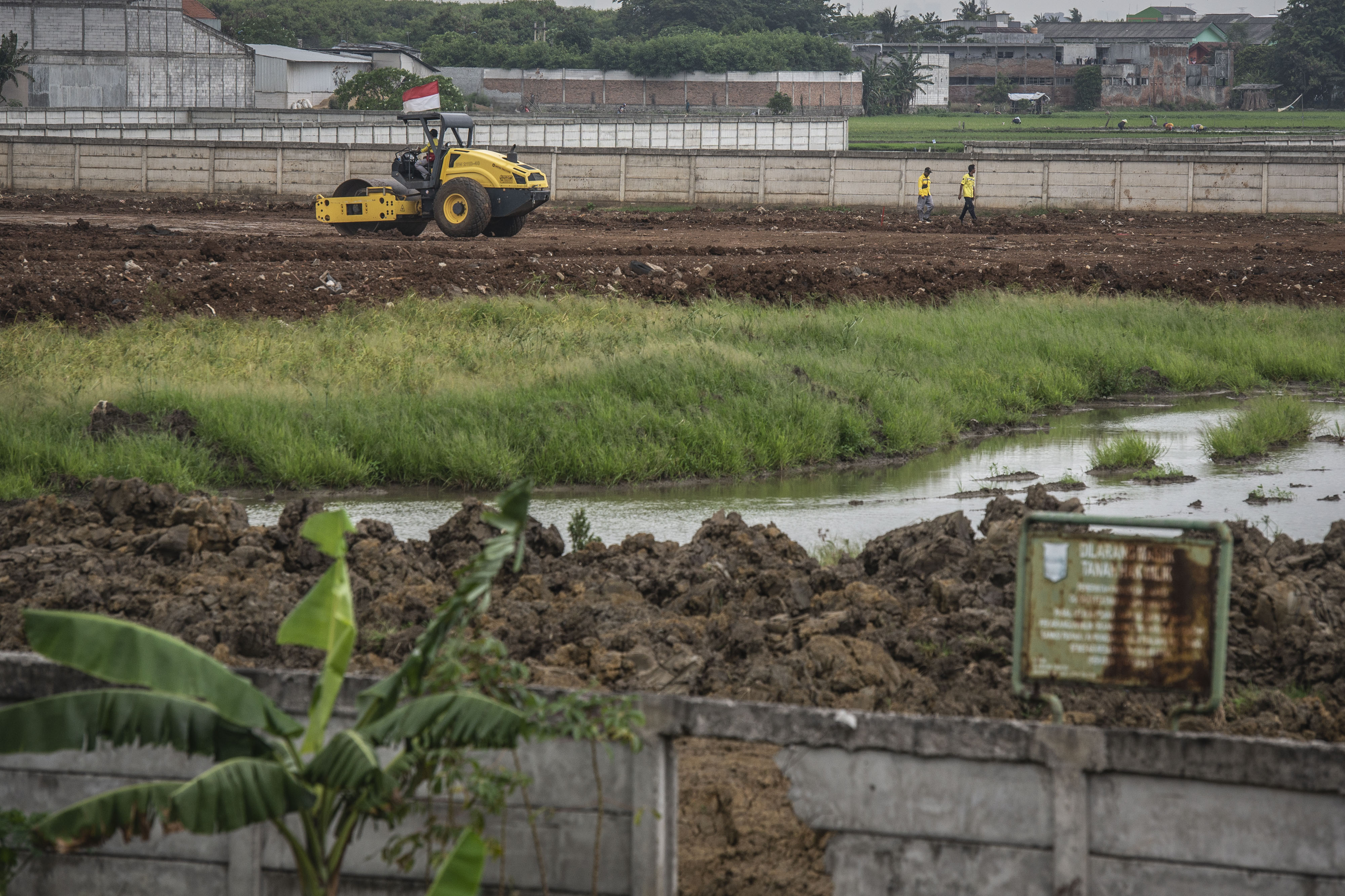 Lahan Pemakaman Khusus Covid-19 di Rorotan