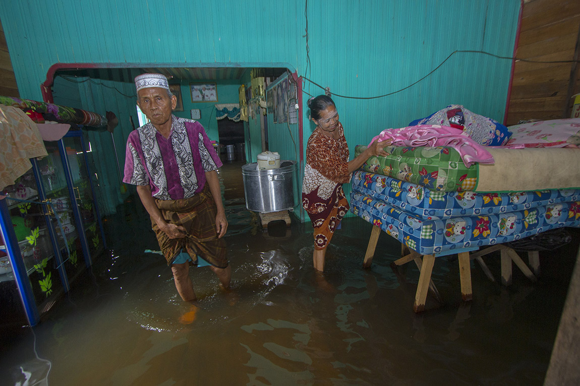 Banjir Akibat Luapan Sungai Martapura