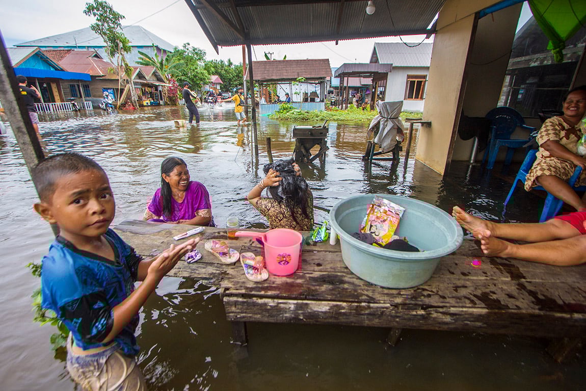 Banjir Akibat Luapan Sungai Martapura