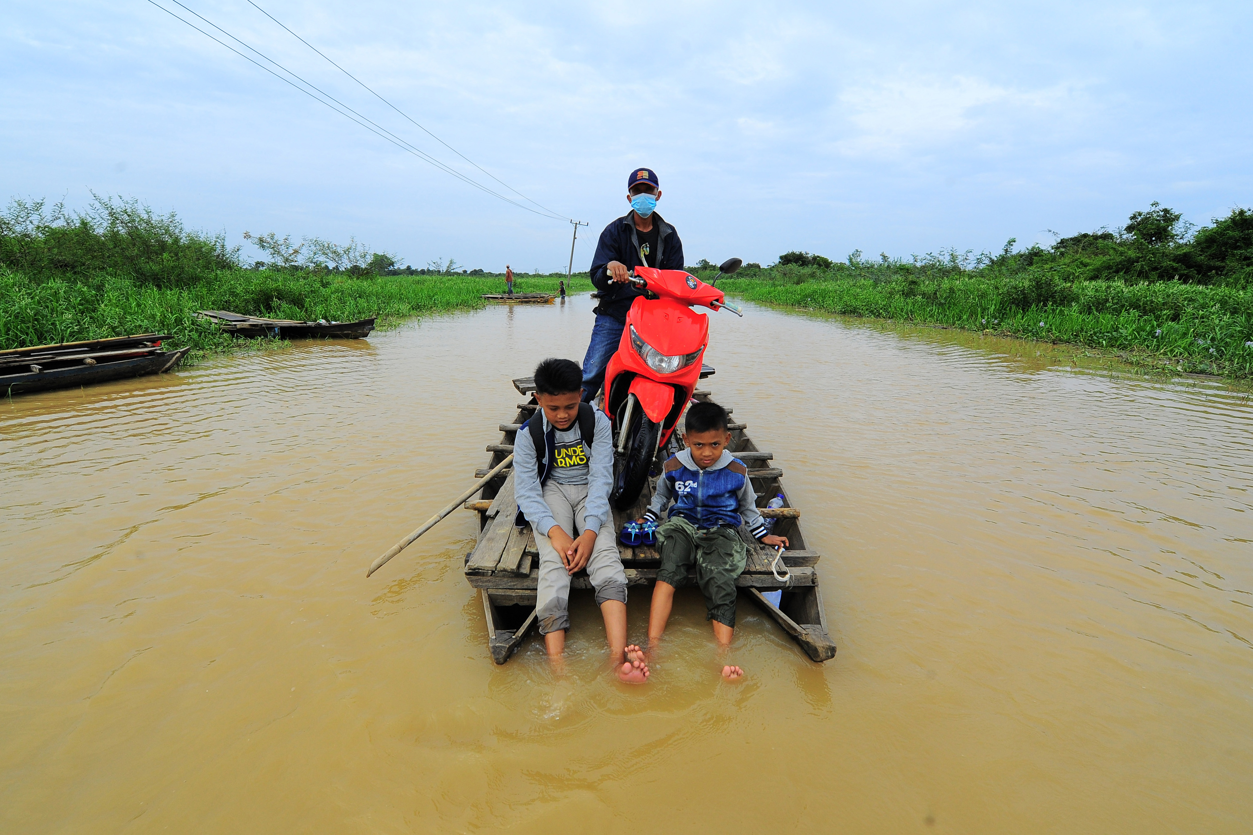 Banjir Luapan Sungai Batanghari di Jambi