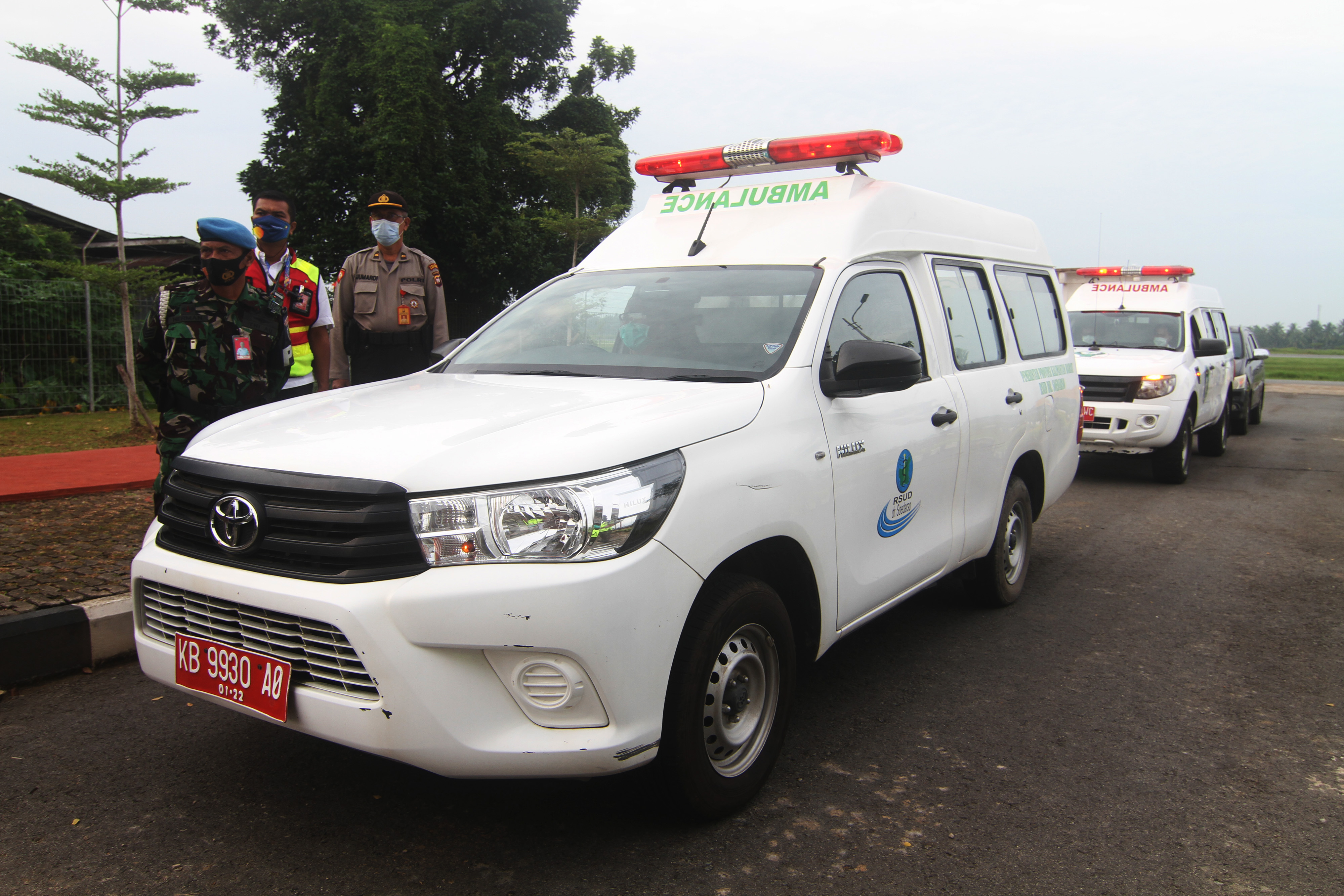 Penyerahan Jenazah Korban Kecelakaan Pesawat Sriwijaya Air