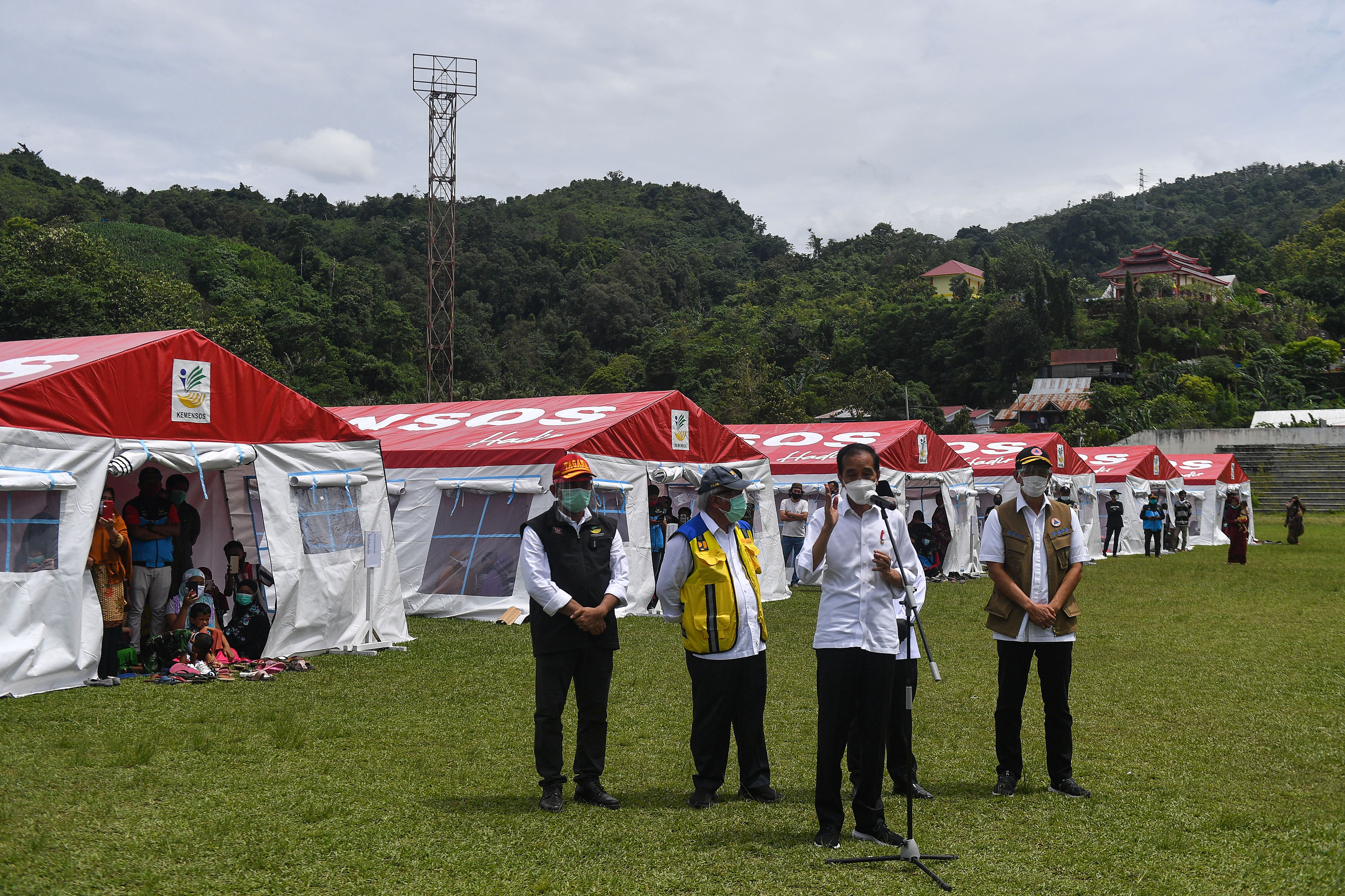 Presiden Tijau Penanganan Gempa di Sulawesi Barat