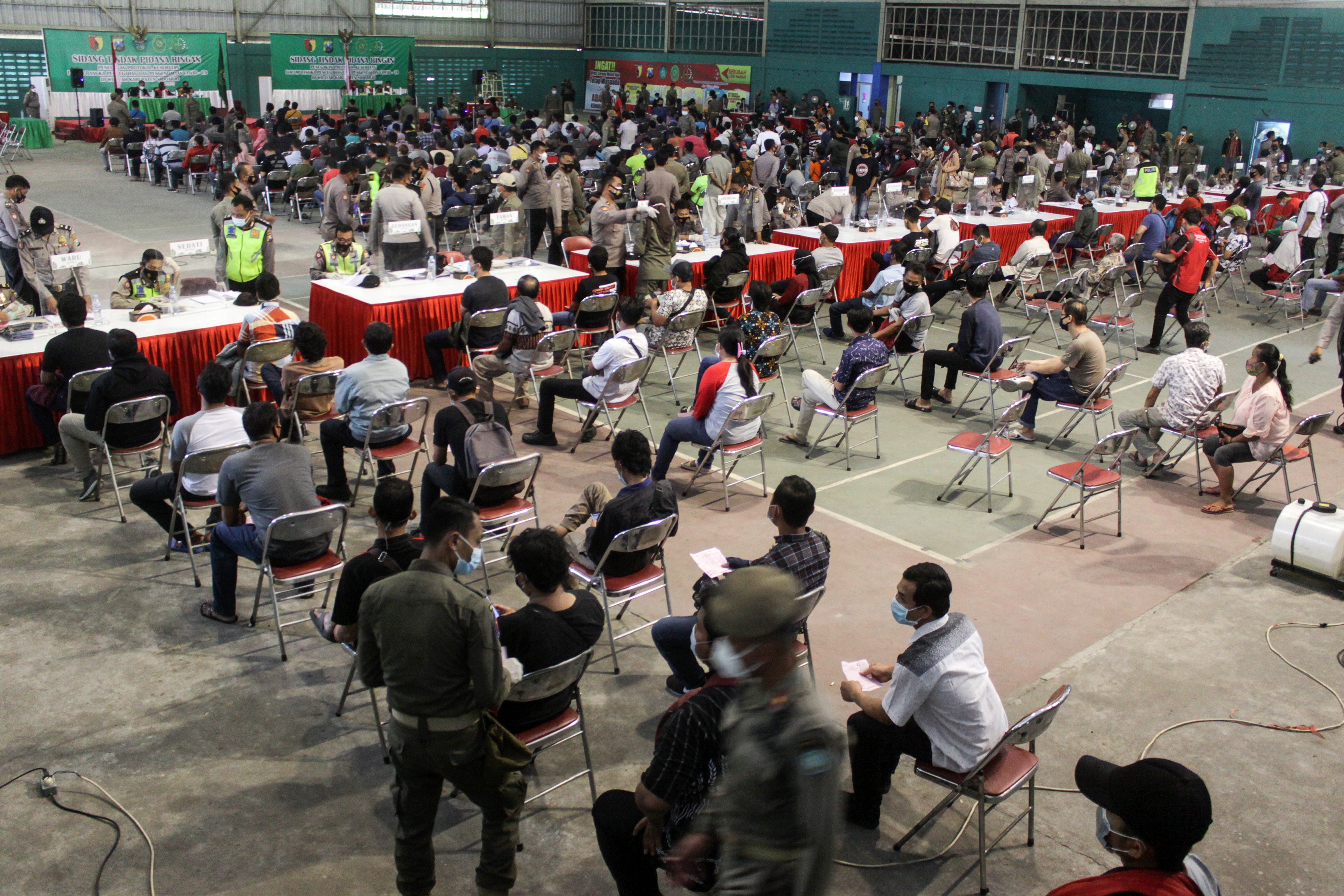Sidang Pelanggar Protokol Kesehatan