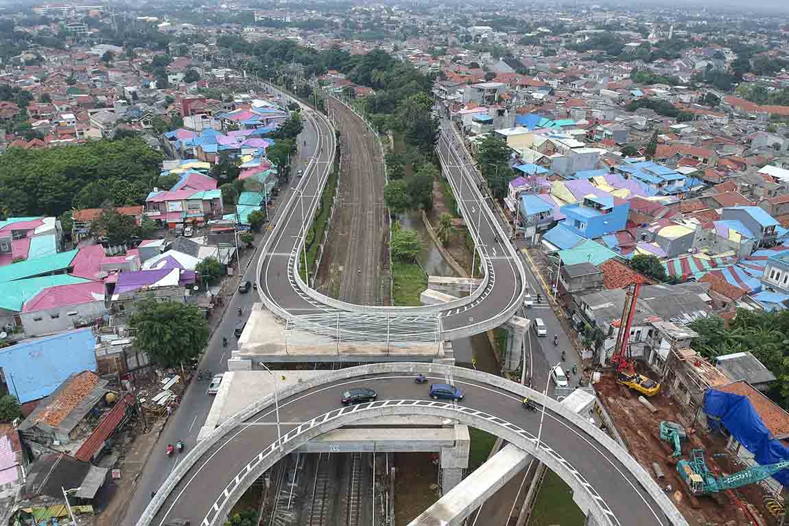 Uji Coba di Jalan Layang Tapal kuda 