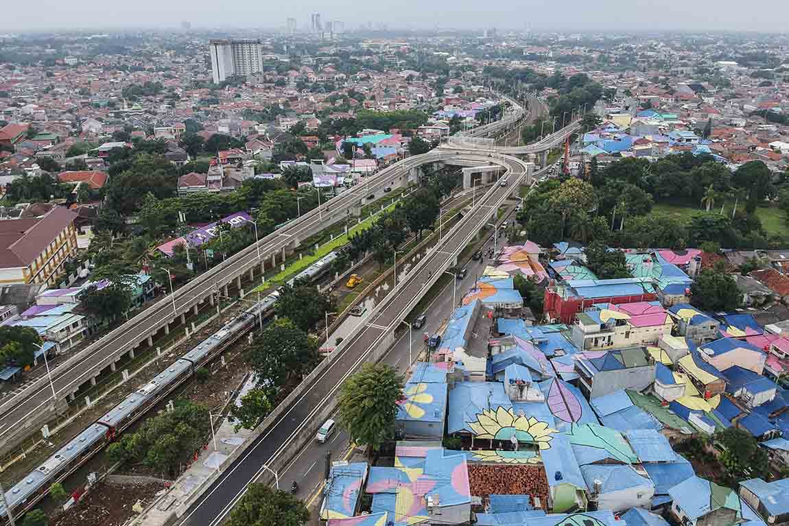 Uji Coba di Jalan Layang Tapal kuda 