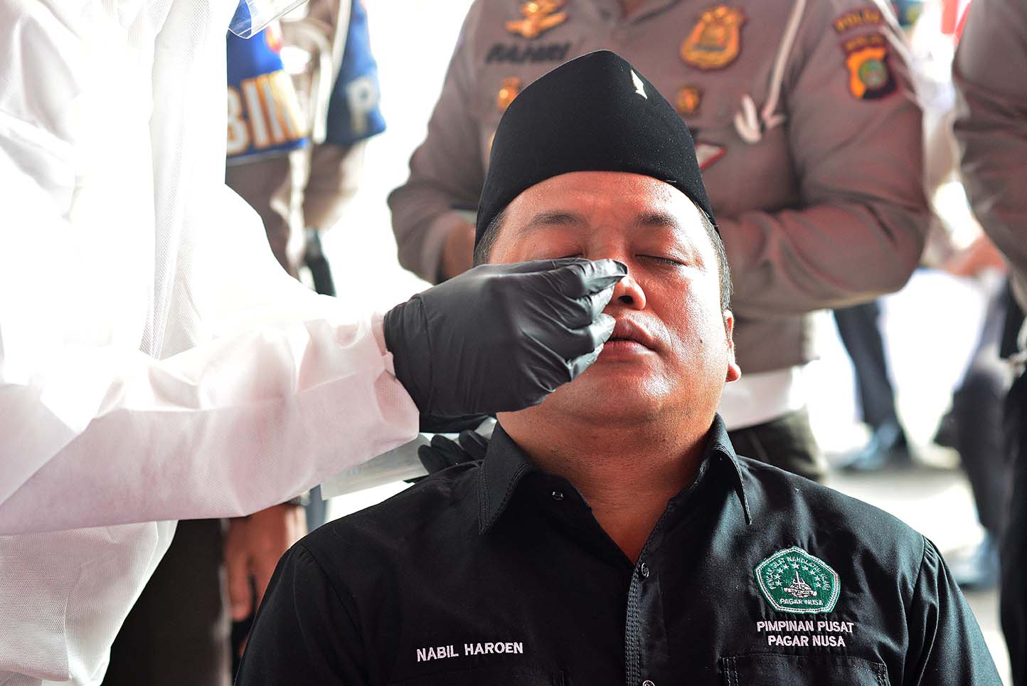 Swab Antigen Personel  (PJR) Polda Metro Jaya
