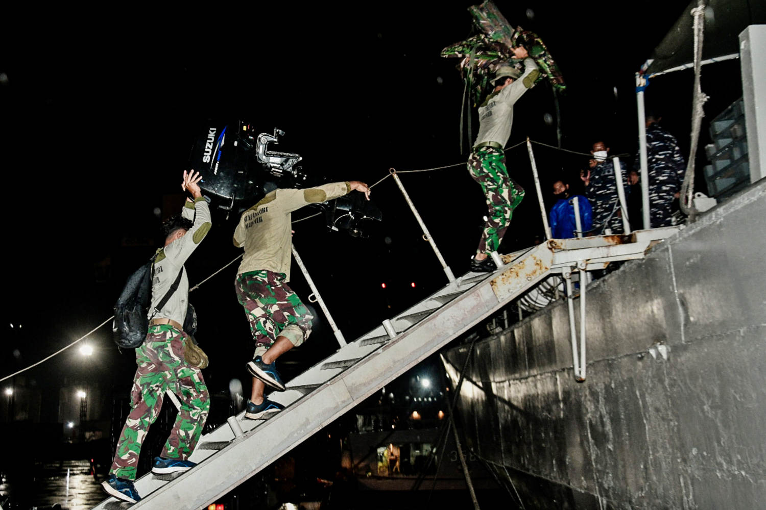 Persiapan TNI AL Gelar Operasi Pencarian Sriwijaya Air 