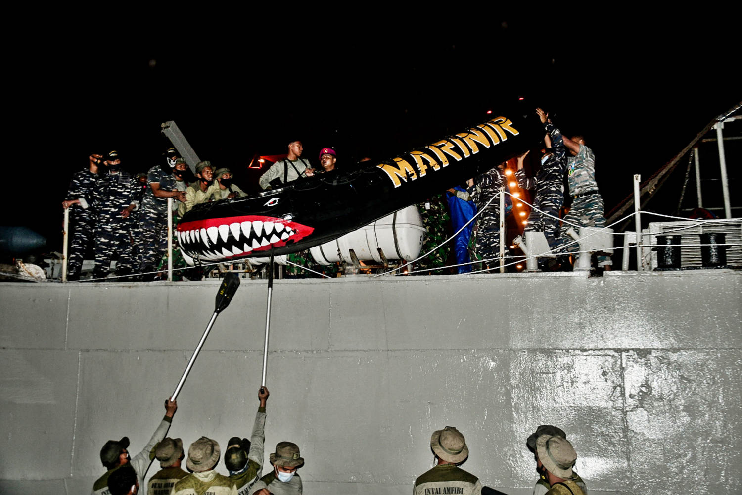 Persiapan TNI AL Gelar Operasi Pencarian Sriwijaya Air 