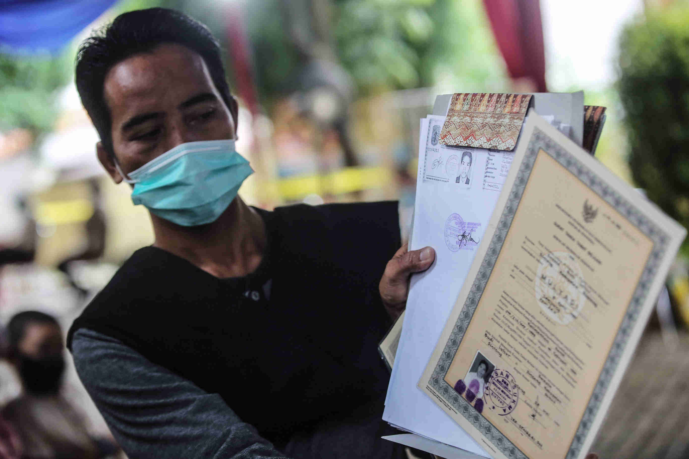 Sampel DNA Keluarga Korban Jatuhnya Sriwijaya Air SJ 182