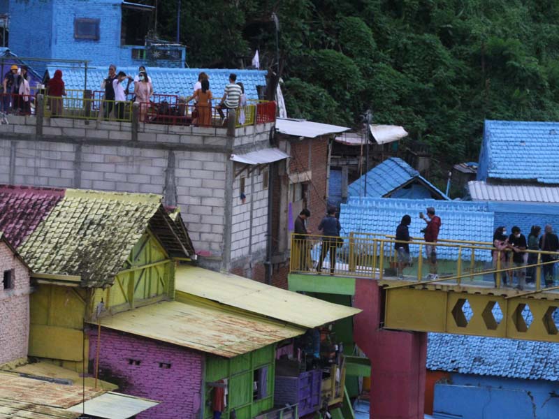 Libur Tahun Baru di Kampung Jodipan