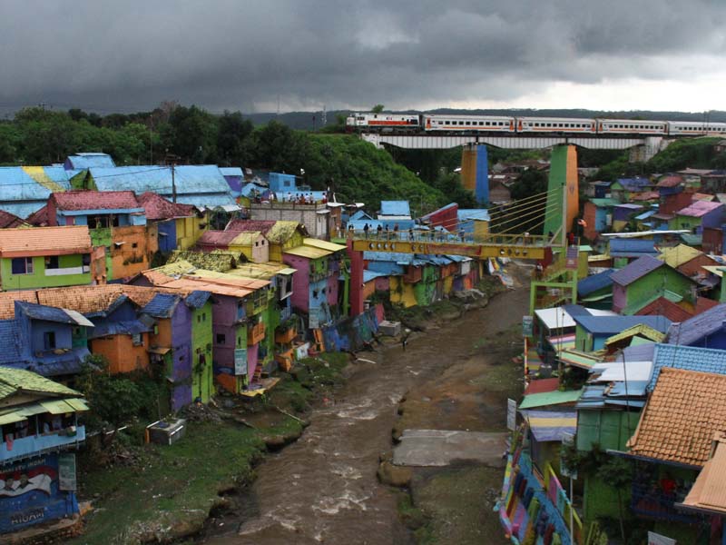 Libur Tahun Baru di Kampung Jodipan