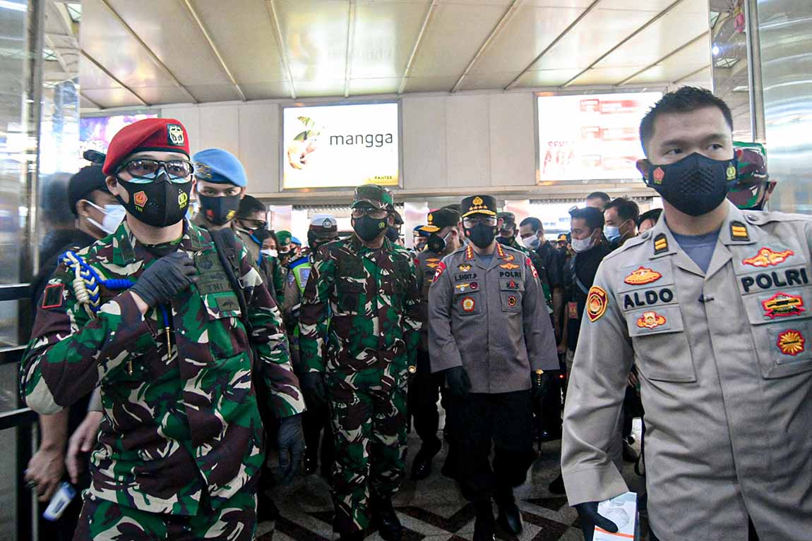 Panglima TNI dan Kapolri Sidak Protokol Kesehatan