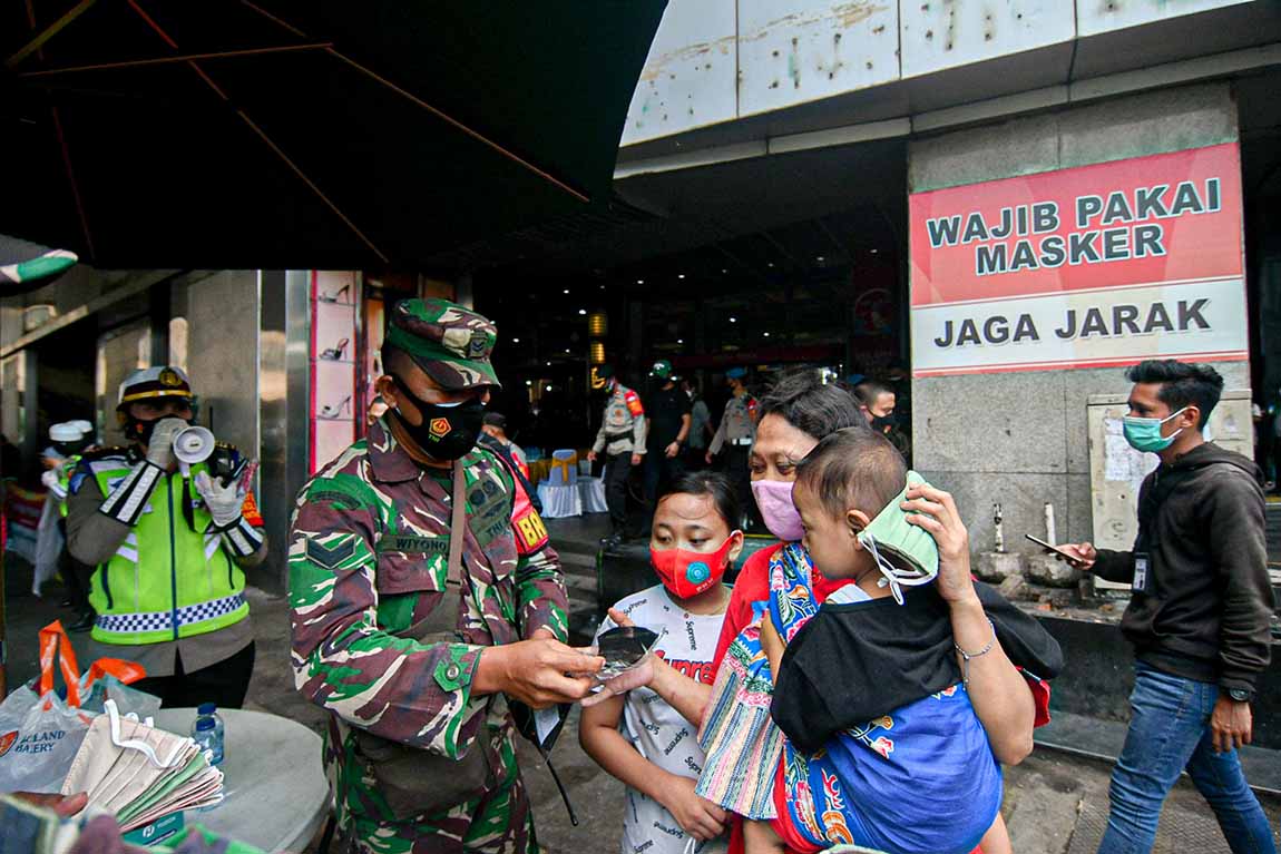 Panglima TNI dan Kapolri Sidak Protokol Kesehatan