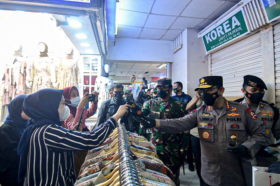 Panglima TNI dan Kapolri Sidak Protokol Kesehatan
