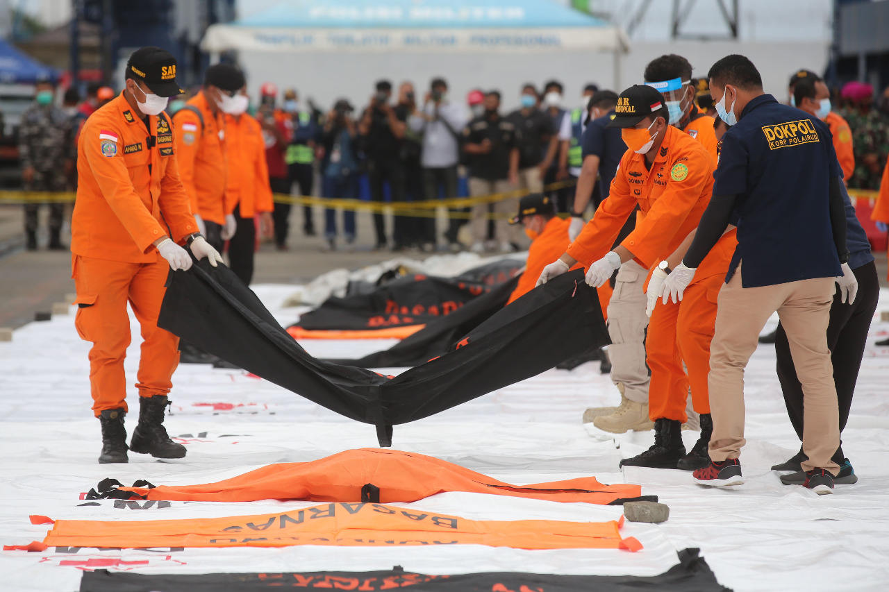 Jenazah Korban Pesawat Sriwijaya Air SJ 182