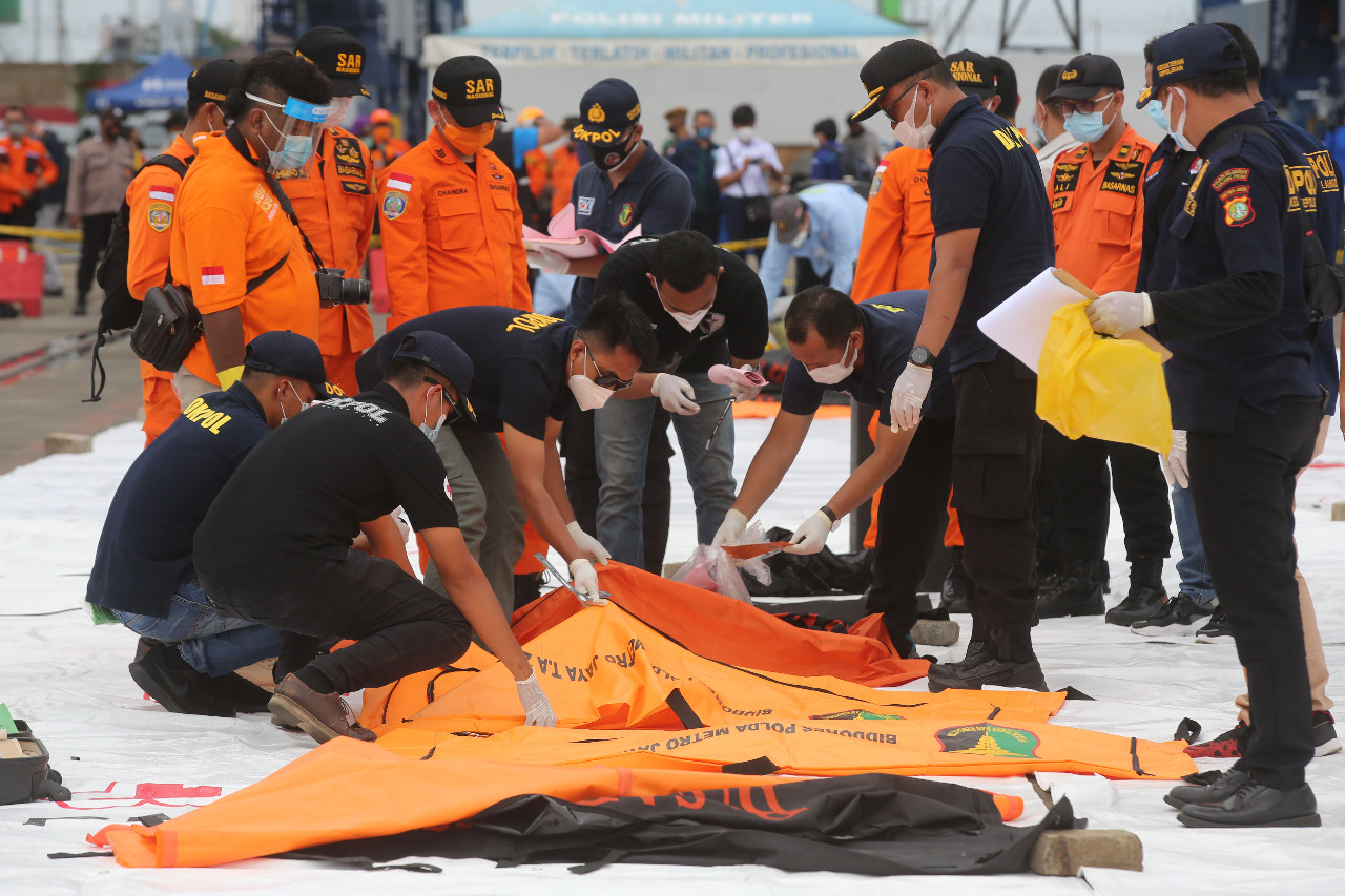 Jenazah Korban Pesawat Sriwijaya Air SJ 182