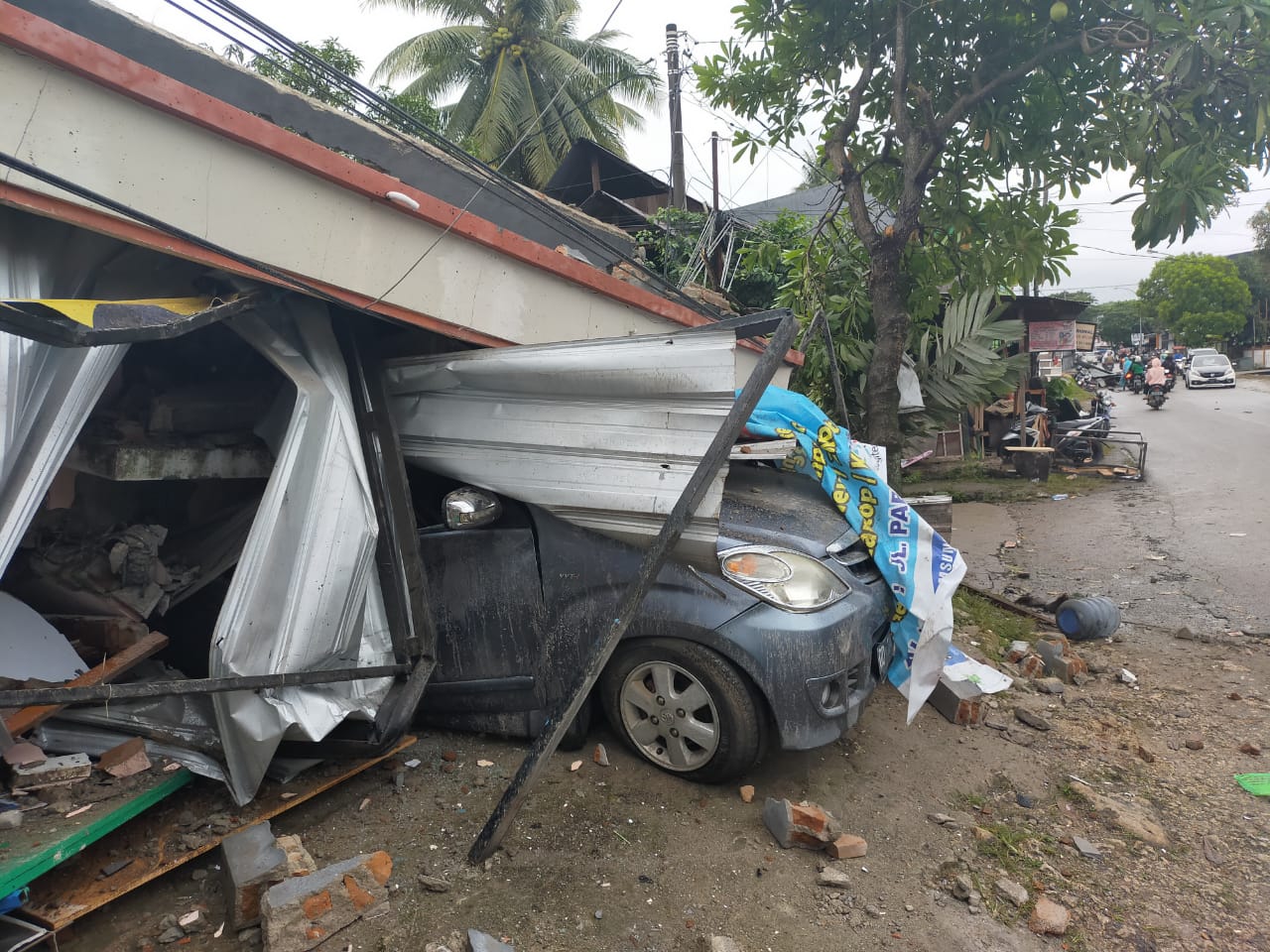 Penampakan Kota Mamuju Pasca Gempa