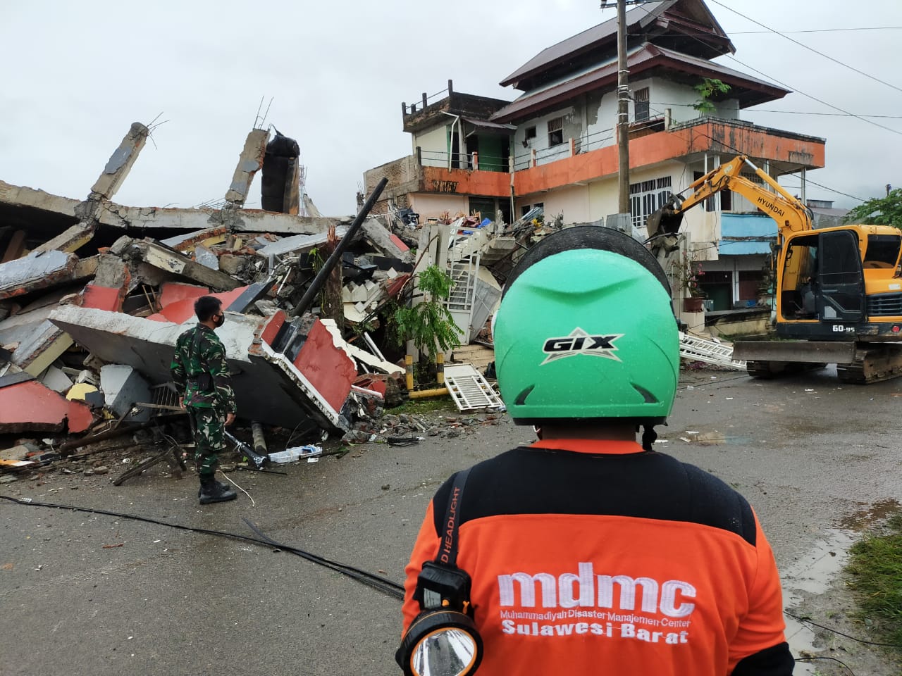 Penampakan Kota Mamuju Pasca Gempa