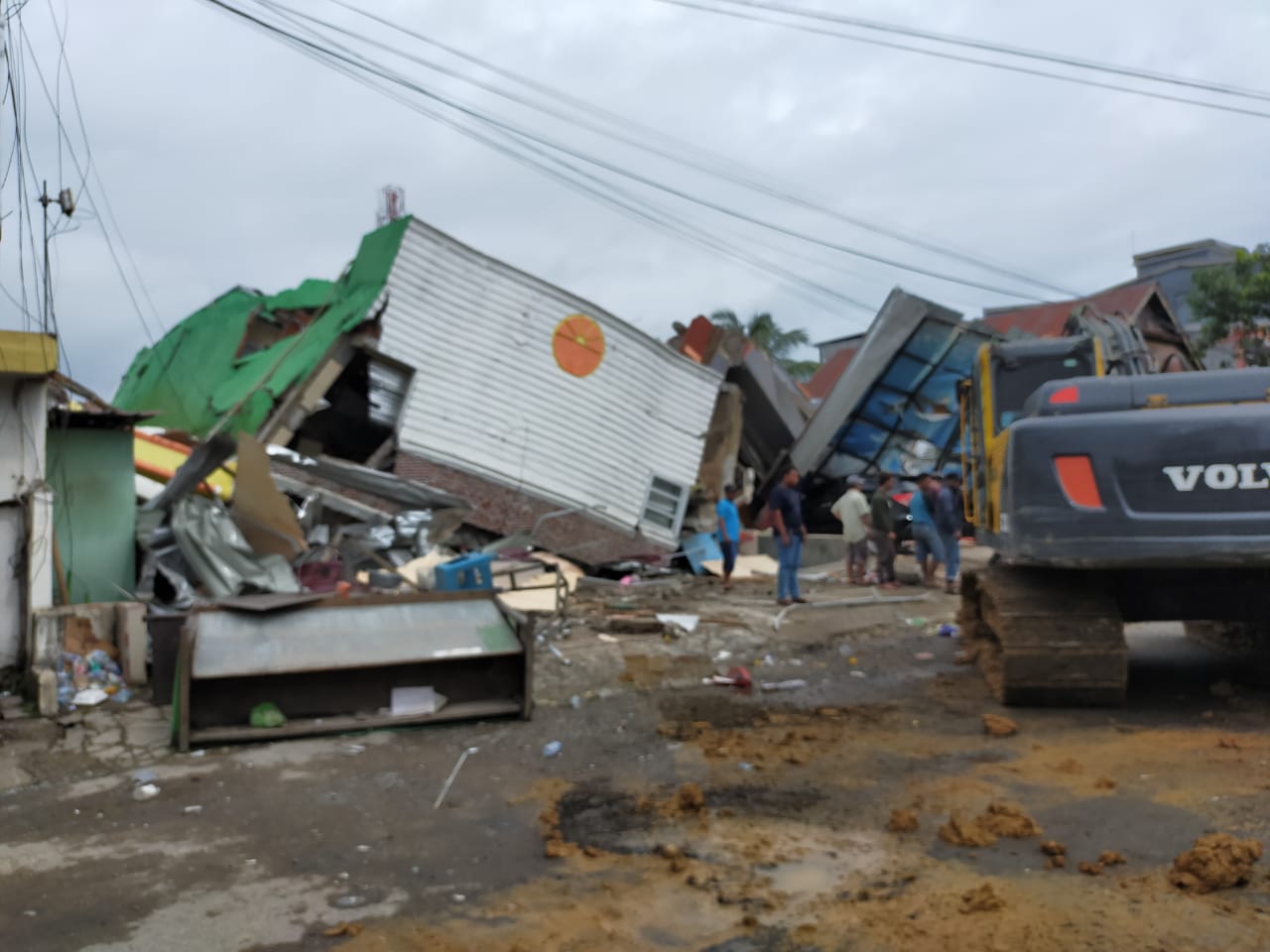Penampakan Kota Mamuju Pasca Gempa