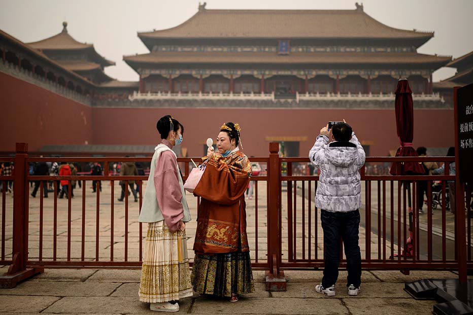  Rayakan Tahun Baru, Warga Beijing kunjungi Kota Terlarang